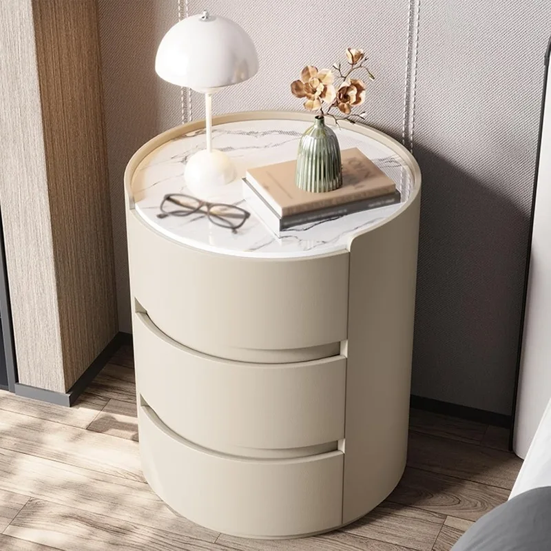 

Modern Minimalist Nightstand Organizer Storage Nordic Aesthetic Nightstand Moveable Side Tables De Nuit Furniture Accessories