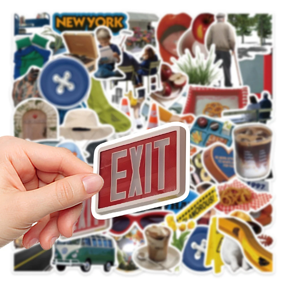 10/30/50 pçs ins estilo moderno dos desenhos animados adesivos estéticos decalques diy papelaria telefone bagagem portátil vintage graffiti adesivo pacote