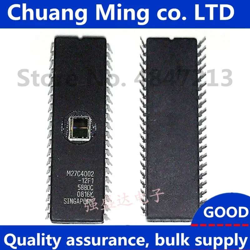 Free Shipping 20pcs/lot M27C4002-12F1 M27C4002-10F1 M27C4002 EPROM CDIP-40 IC NEW Goods in stock