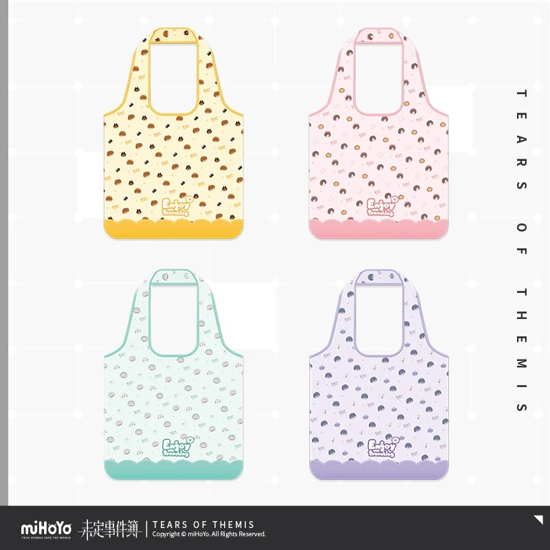 MiHoYo Official Shopping Bags Cute Game Tears Of Themis Luke Pearce Vilhelm Richard Albert Handbag Cosplay Accessories Fans Gift