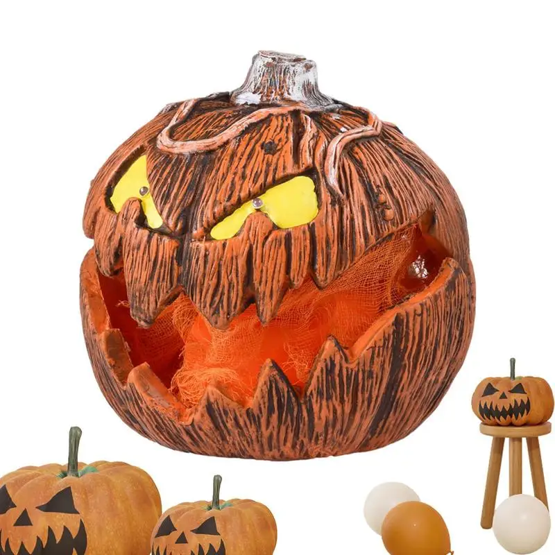 

Halloween Pumpkin Light Decorative Lantern Lights For Desktop Thanksgiving Party Supply With Scary Sound Decorative Home Decor