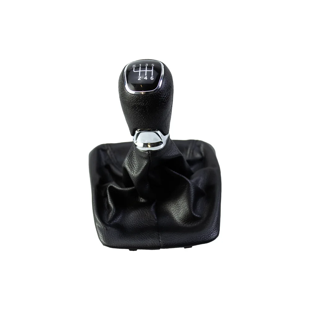 Suitable for Skoda Octavia 2 A5 A6 2004-2012 2005 2006 2007 2008 Automotive Gearhead Shifting Handball Leather Cover Accessories 5