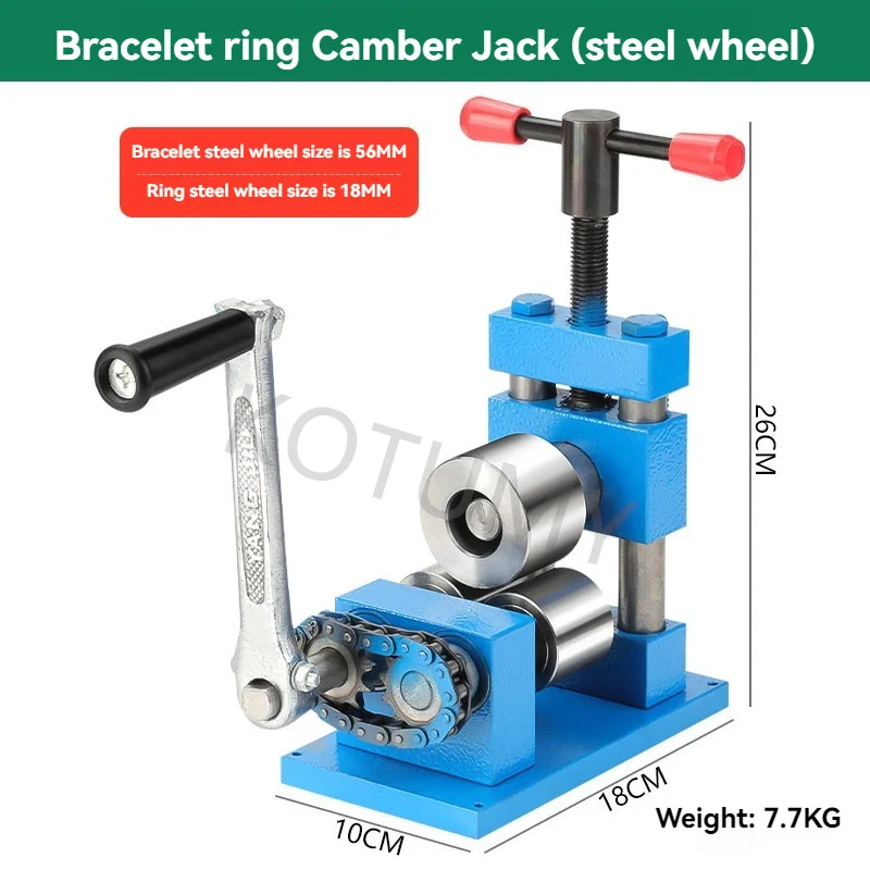 Manual Bracelet Bending Machine For DIY Jewelry Studio Shaping Silver Gold Copper Bangle Into Round Smooth Bracelets