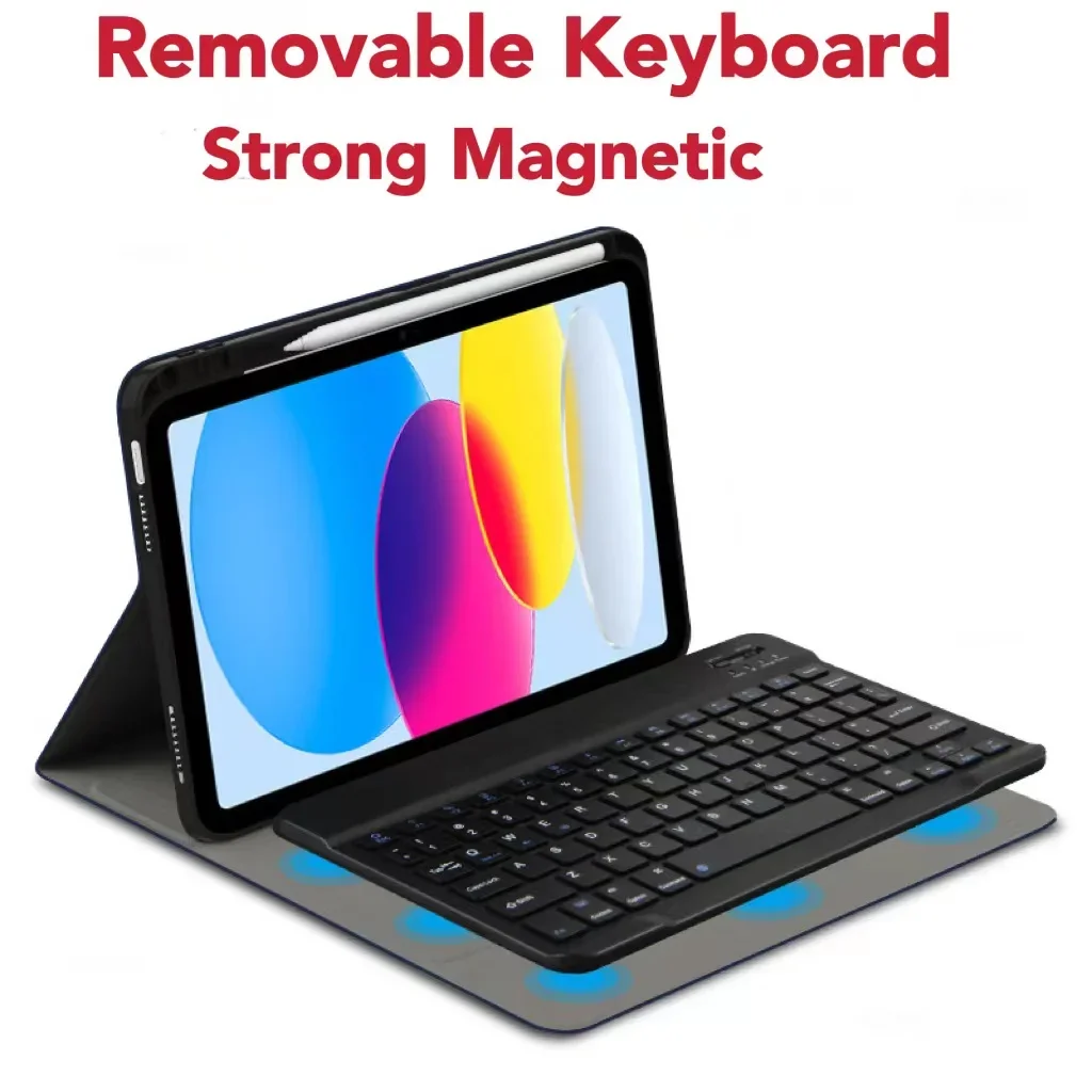 Magic Keyboard Case For Apple iPad 10th Generation Tablet Wireless Bluetooth Keyboard Protective Cover For iPad 10 10.9inch Case