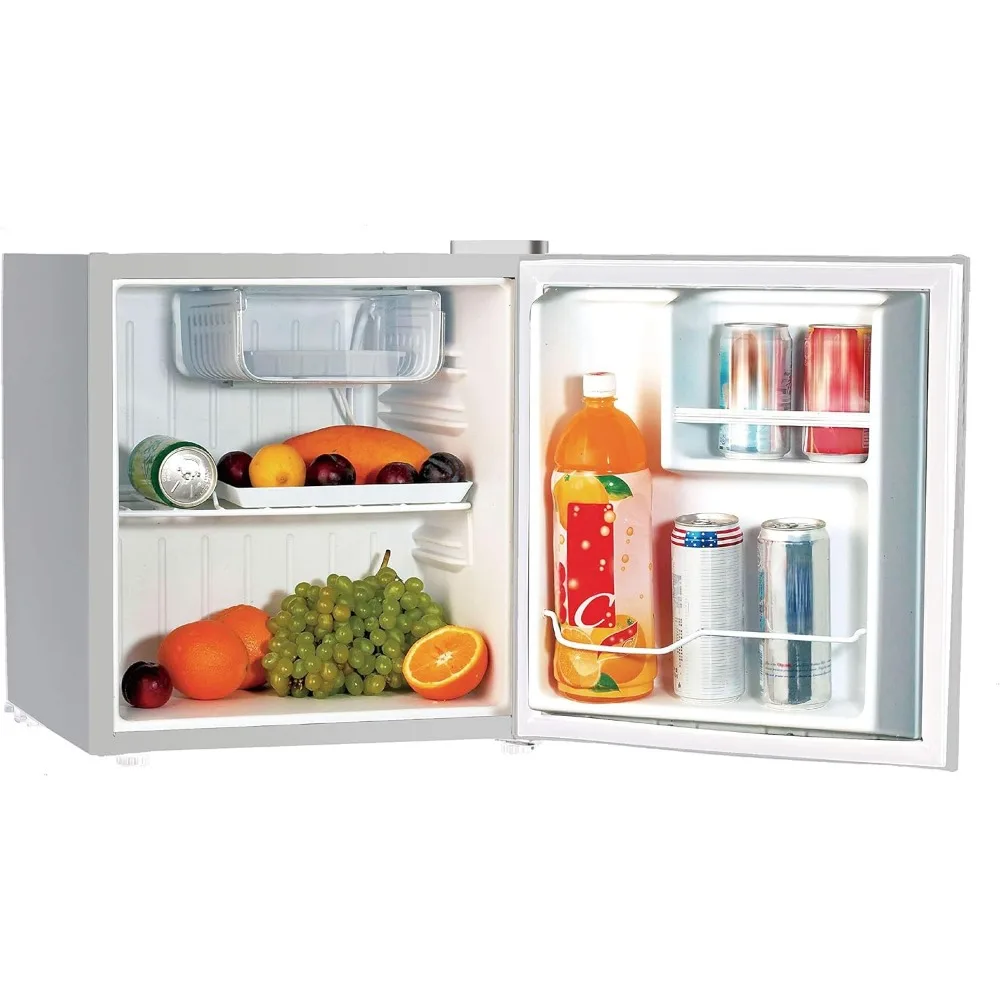 Frigidaire EFR176-MOONBM 1.6 cu ft Moonbeam Retro Fridge with Side Bottle Opener. for The Office, Dorm Room or Cabin