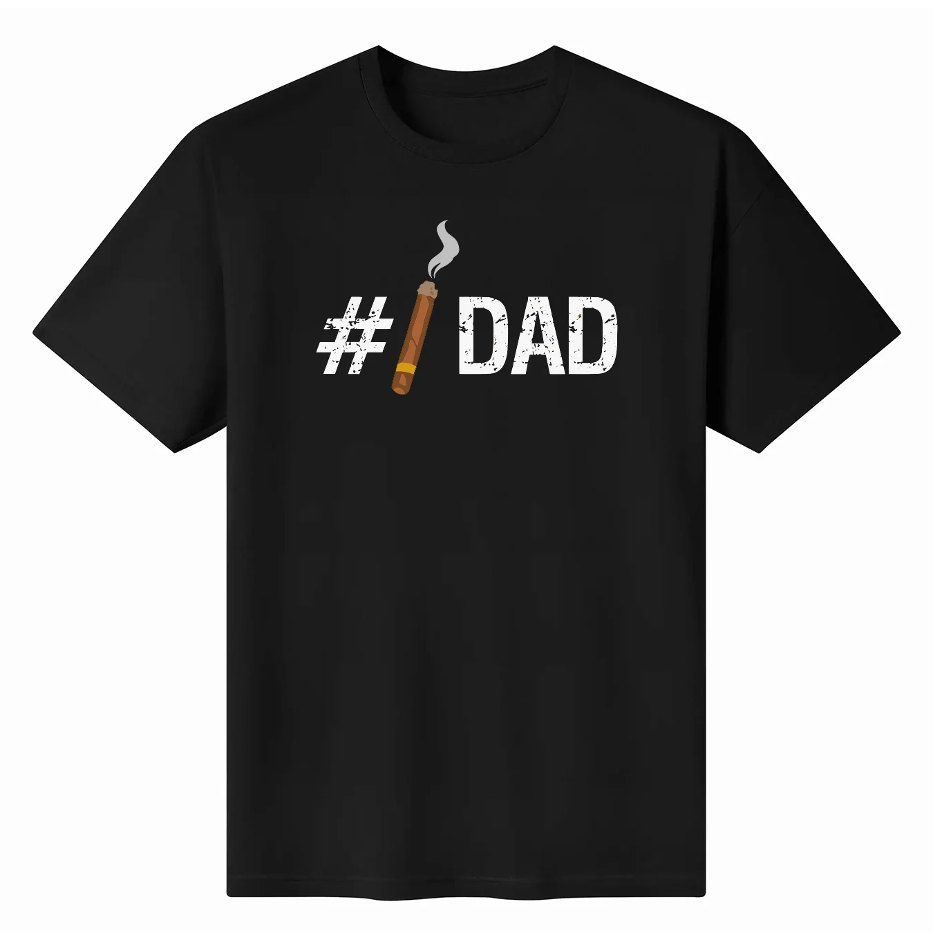 

New Fashion High Quality Cigar Dad T Shirt 1 Smoking Dads Funny Fathers Day Long Sleeve SweaT