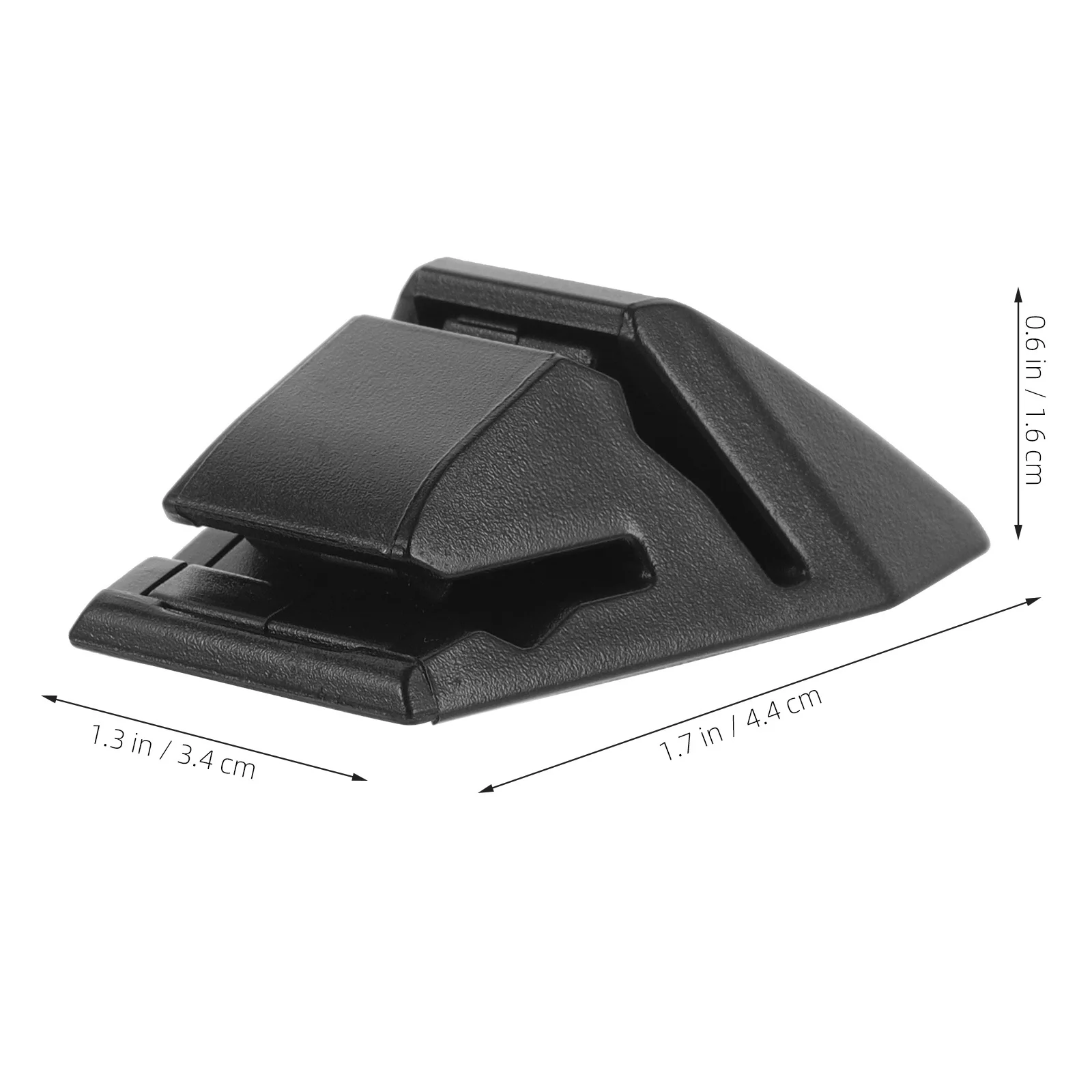 2 قطعة حامل تذكرة مواقف السيارات كليب لزجة الزجاج الأمامي وقوف السيارات تصريح المشبك لاصق لوحة سيارة الداخلية الأسود