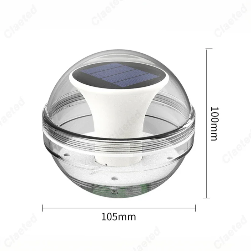 New LED Solar Water Float Light Outdoor Waterproof Courtyard Pool Landscape Floating Decoration Atmosphere Lighting