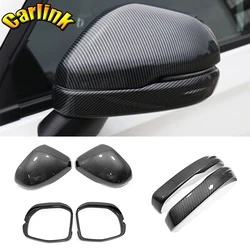 For Honda HRV HR-V VEZEL 2021-2022 ABS Carbon Fiber Car Exterior Accessories Of Side Rearview Mirror Decorative Protective Cover
