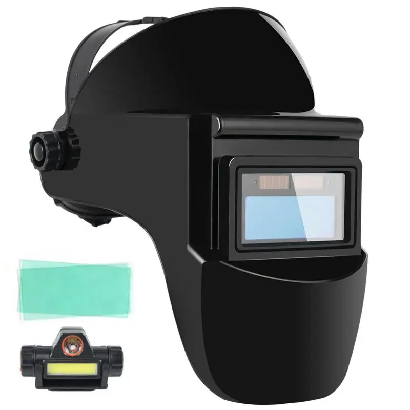 

Welding Mask Solar Automatic Dimming Large View True Color 130℃ High Temperature Resistant Welder Auto Darkening Welding Helmet