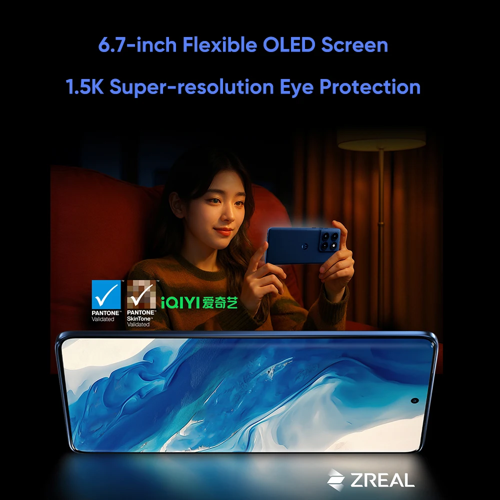 Original Edge 60 5G Mobilephone 6.7 inch 1.5K Eye Protection pOLED screen 5500mAh 68W Fast Charge 50MP Camera