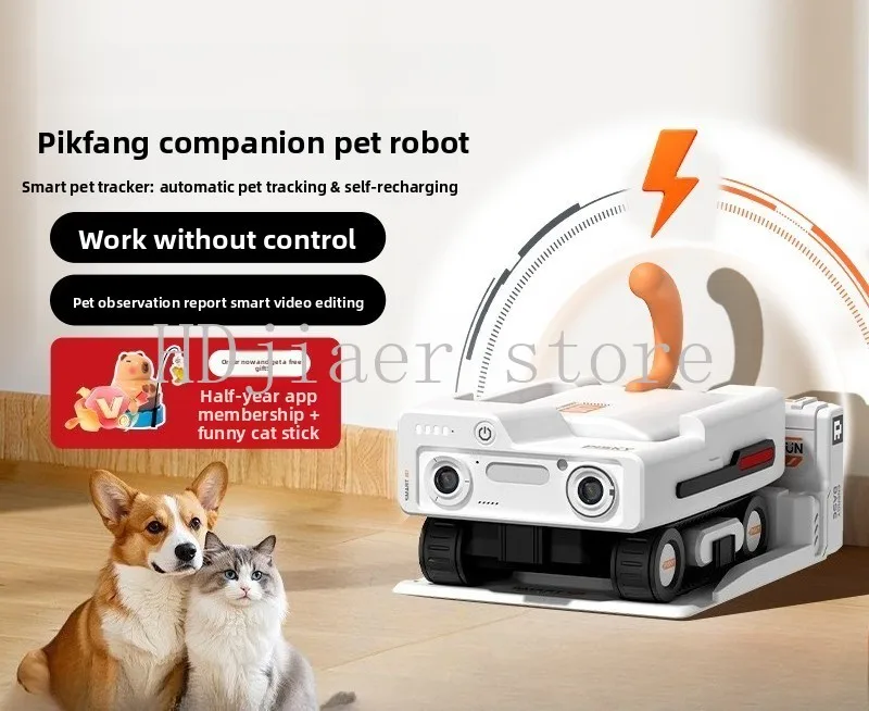 

Pet AI Accompanying Robot Wireless Mobile Monitoring Home Whole House Walking Camera