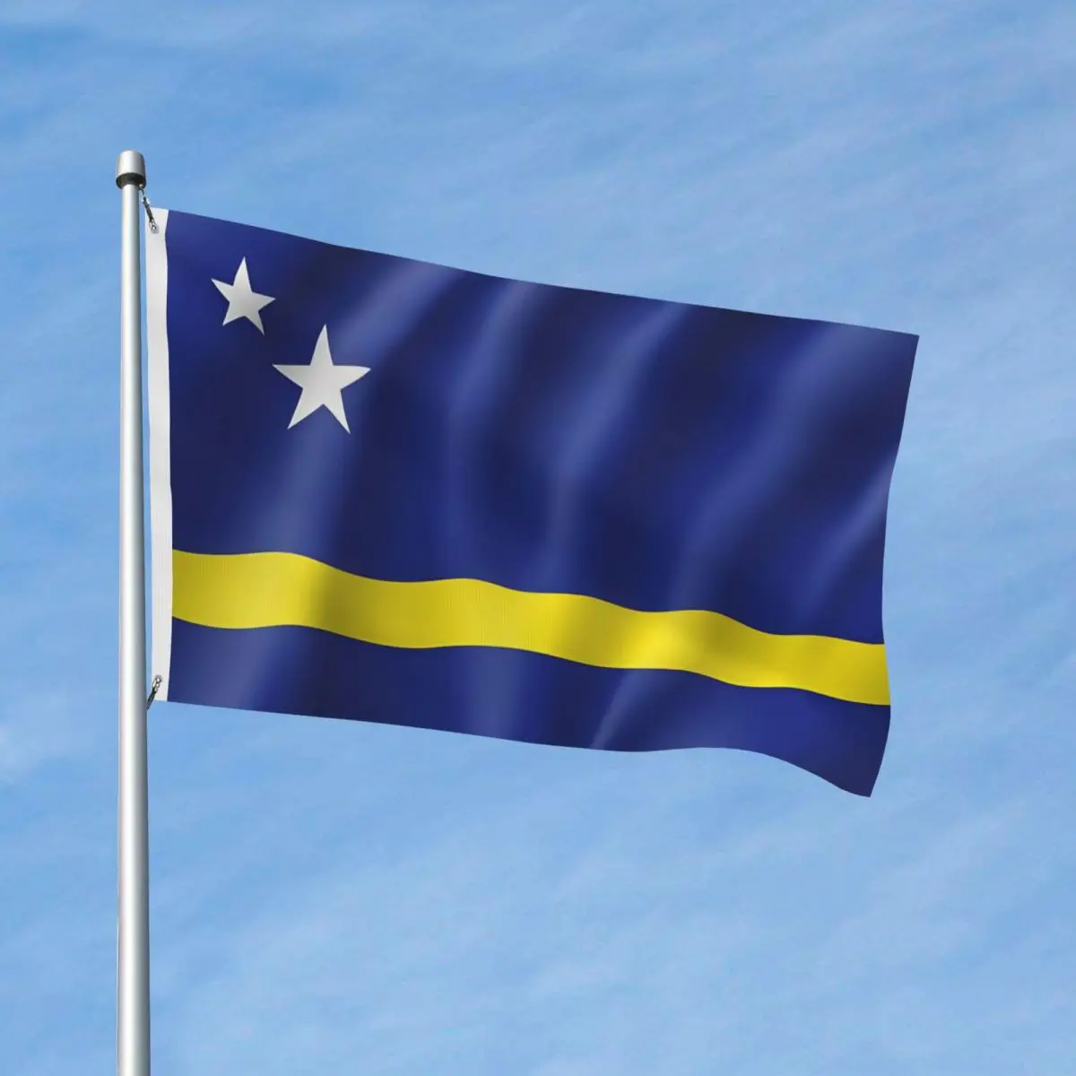 Curacao Flag Caribbean Island Football Flag Outdoor Banner All Weather Decoration Double Sided 60x90 90x150cm Flags