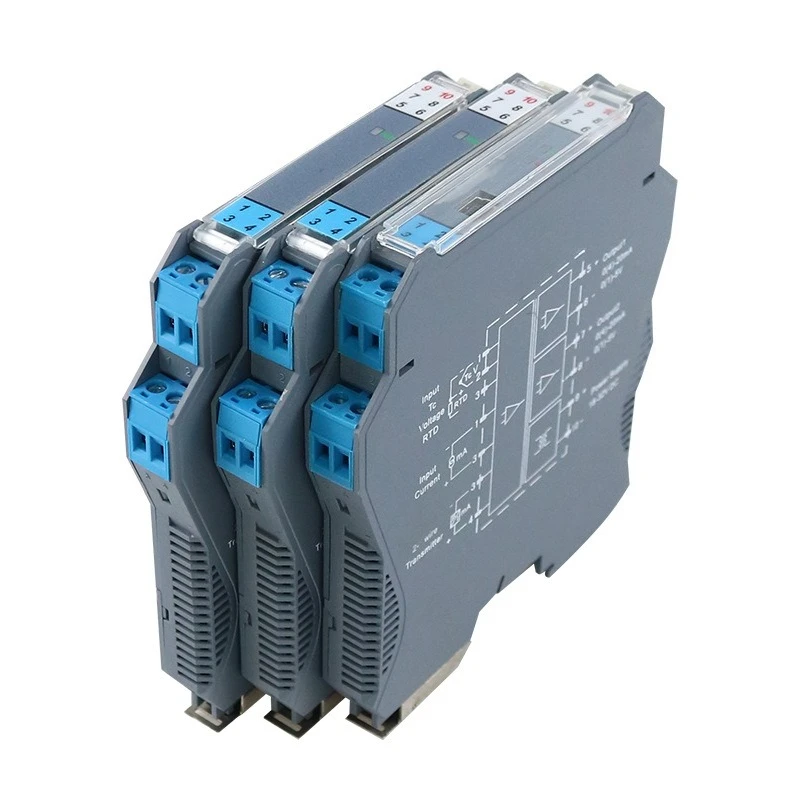 Analog Signal Isolator 4-20ma One in Two Out DC Voltage Current Signal Isolation Transmitter Module