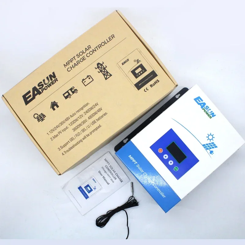 150VOC Input Voltage 12V 24V 48V Auto 80amp Battery Charger Control Lithium GEL Lifepo4 80 Amp Solar Charge Controller 80A MPPT