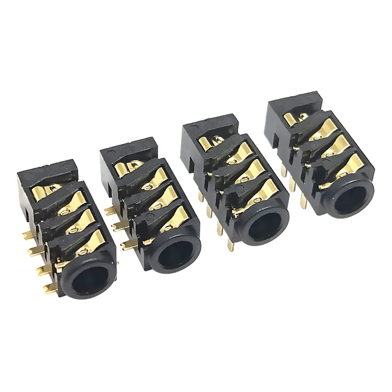 10Pcs Pj-393 Gold-Plated 383 Eight-Foot 7 Foot ,Section4 Smd 7Pin 3.5Mm Headphone Jack Audio Jack