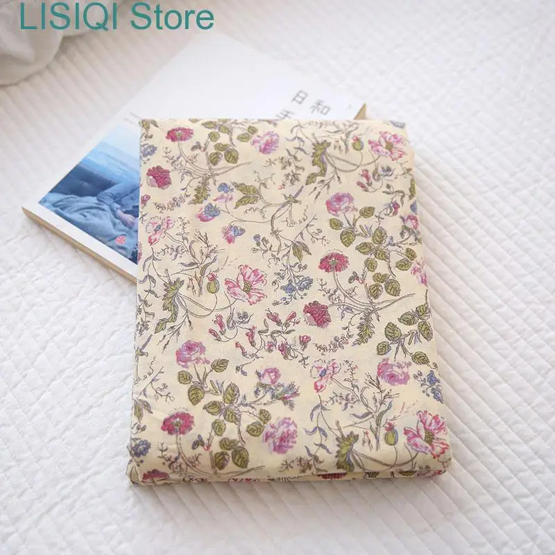 New Cotton Bed Sheet Soft & Breathable Crisp Cooling Sheets Floral Printed Flat Sheets Moisture Wicking Beddings 1 Piece