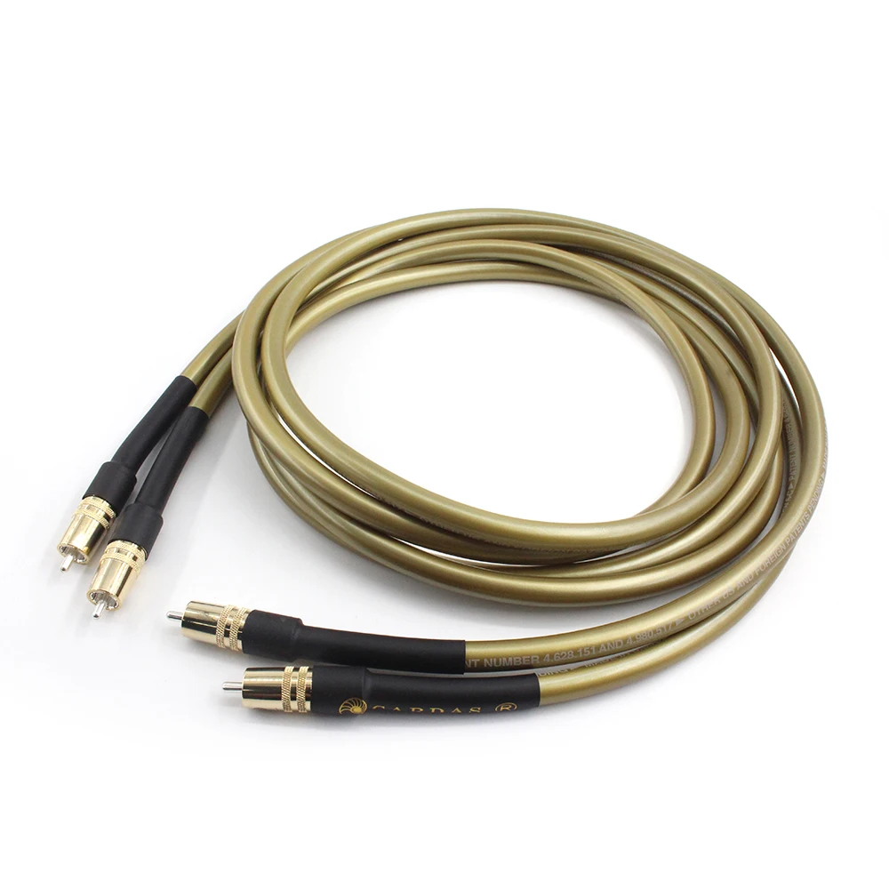 

Hifi Cardas audio cables Cardas HEXLINK GOLDEN 5C audio cable Amplifier CD DVD player Speaker Rhodium RCA interconnect cable