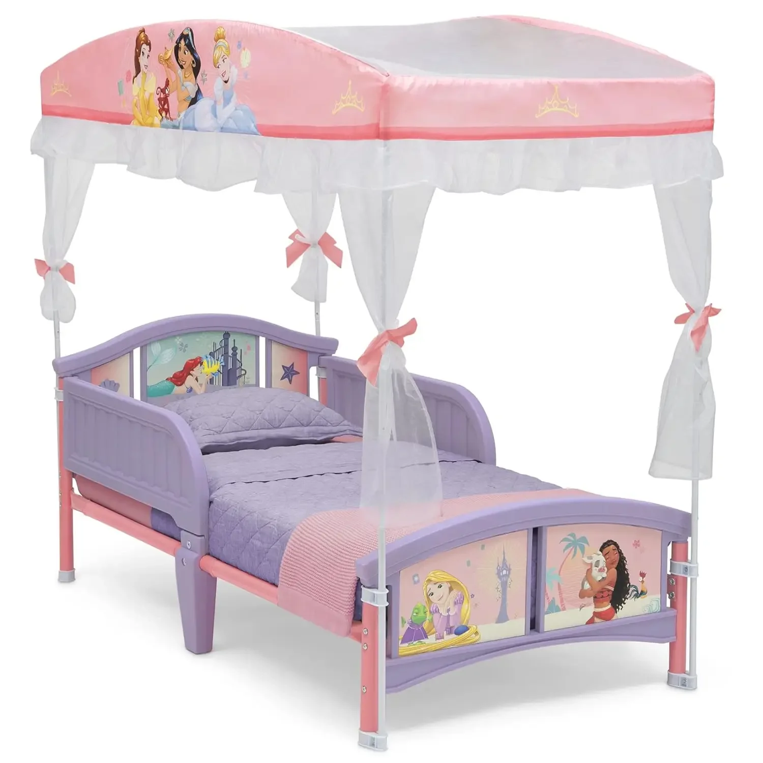 Children Canopy Toddler Bed, Disney Princess