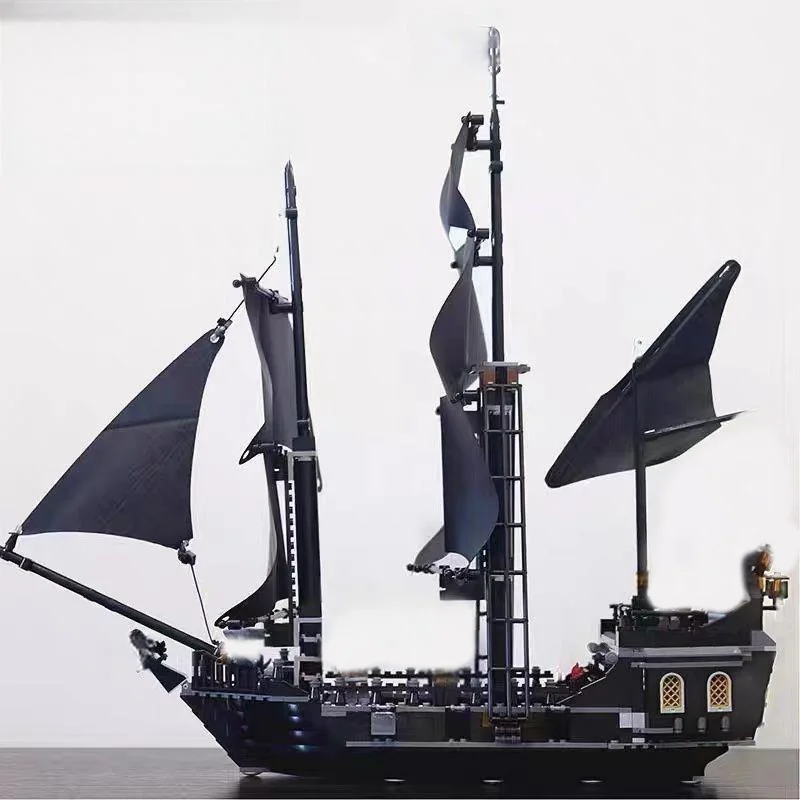 Kit de construction de navires MOC, plus de 800 pièces, modèle de bateau de pirate complexe pour amateurs adultes, projet de bricolage stimulant à partir de 14 ans