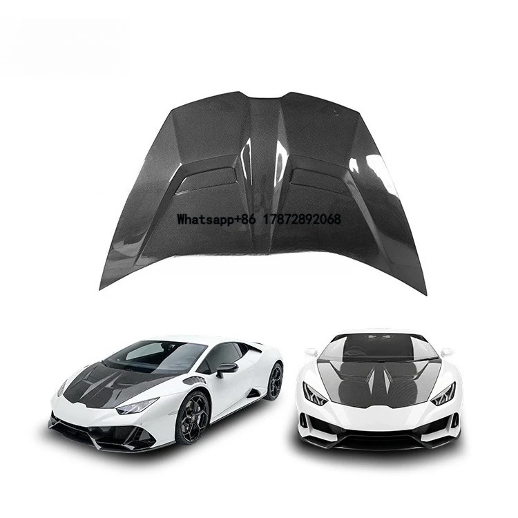 

Car Accessories Parts for Huracan LP580 Lp610 Lp640 EVO V Style Dry Carbon Fiber Hood Engine Cover Bonnet Bodykit