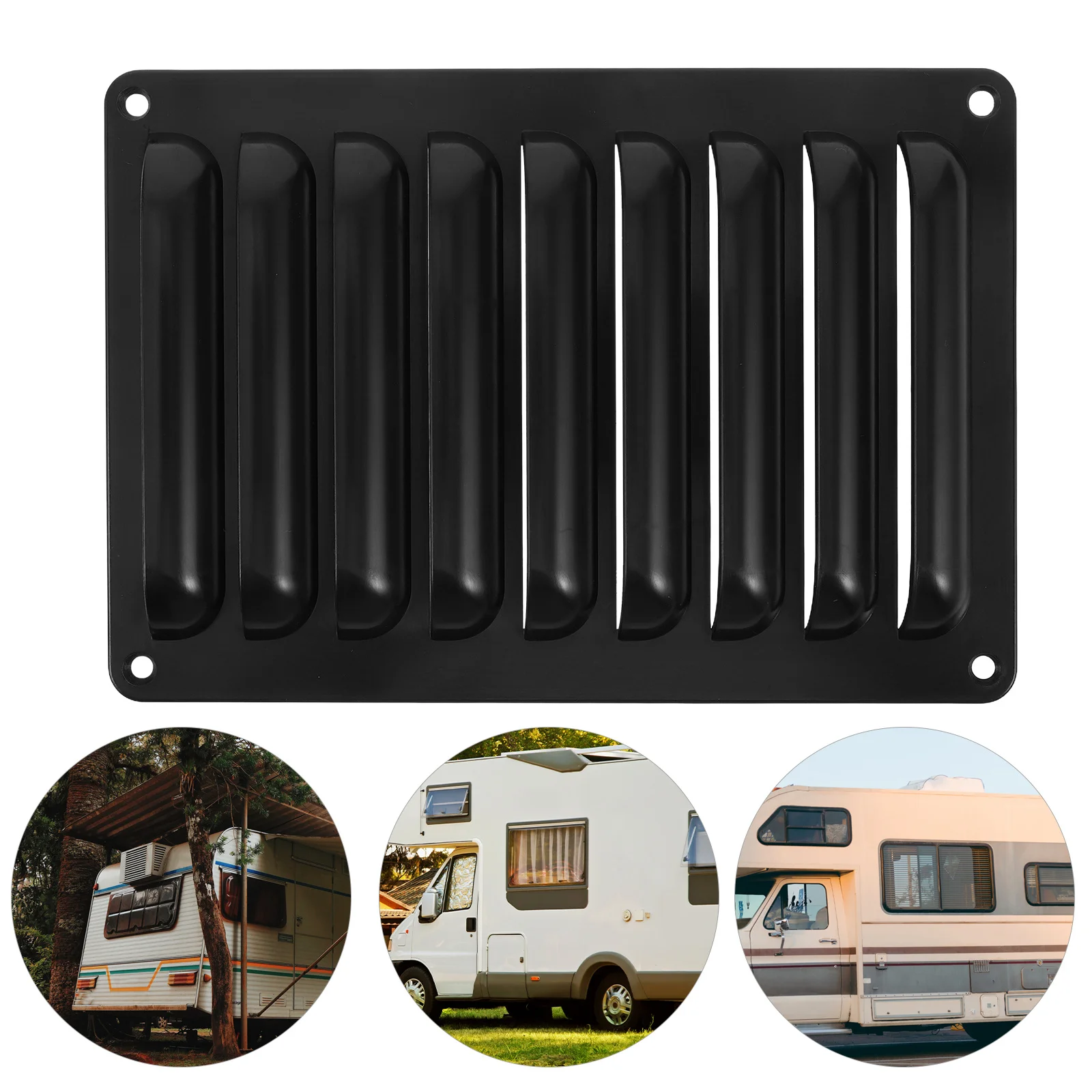 

Rv Air Vent Grille Cover Multifunctional Durable Easy Installation for Rvs Buses Yachts Trailer Vents Marine Ventilation Louvers
