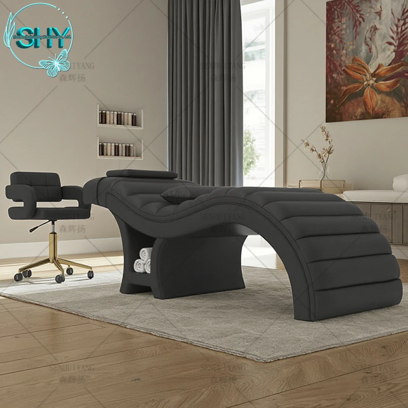 

Wholesale Cheap High Quality Massage Table Facial Bed Cosmetic Curved Eyebrow Beauty Eyelash Bed for Beauty Nail Salon Parlor