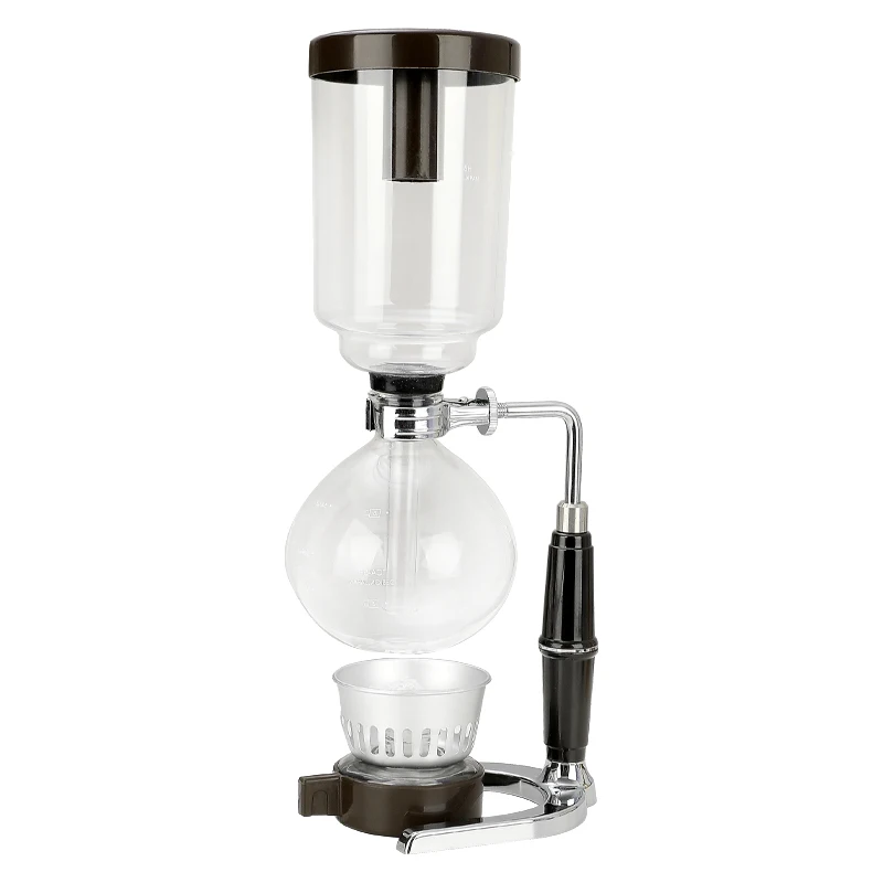 Commercial Siphon Pot Household Manual Coffee Machine Siphon Coffee Percolator Heat-Resistant Glass Coffee Tools Set