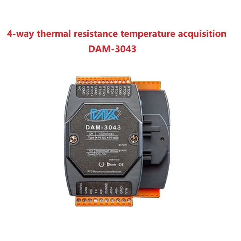 16-way Thermal resistance PT100 temperature acquisition module isolation temperature control equipment thermocouple rs485