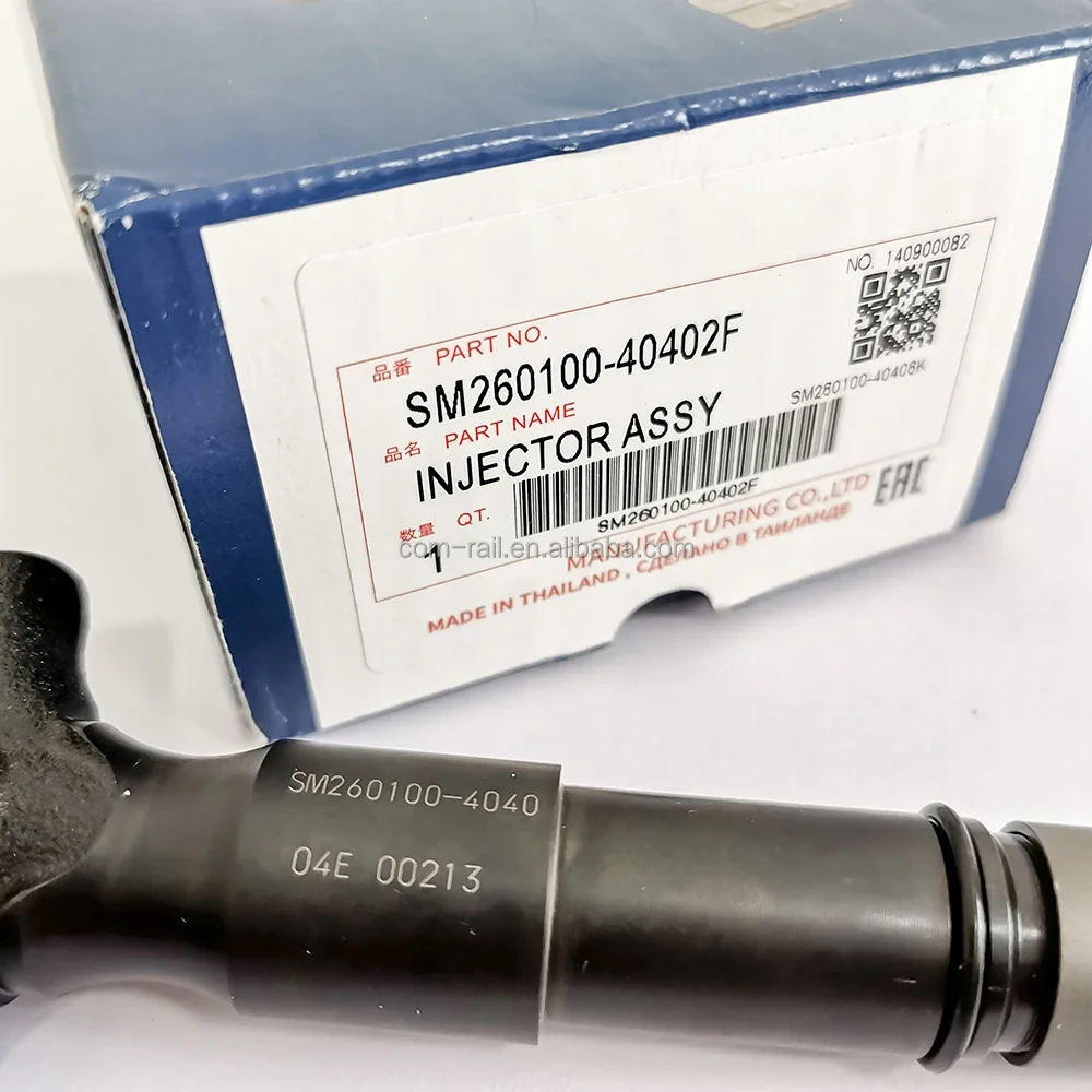 Genuine and New Diesel Fuel Injector  Common  Rail  Injector  260100-4040  23670-0L050  for  0350 pump