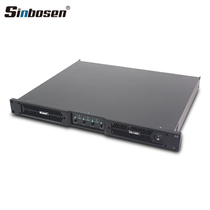 Sinbosen d class amplifier module digital 4 channels amplifier K4-1400 5000W amplifier for speaker