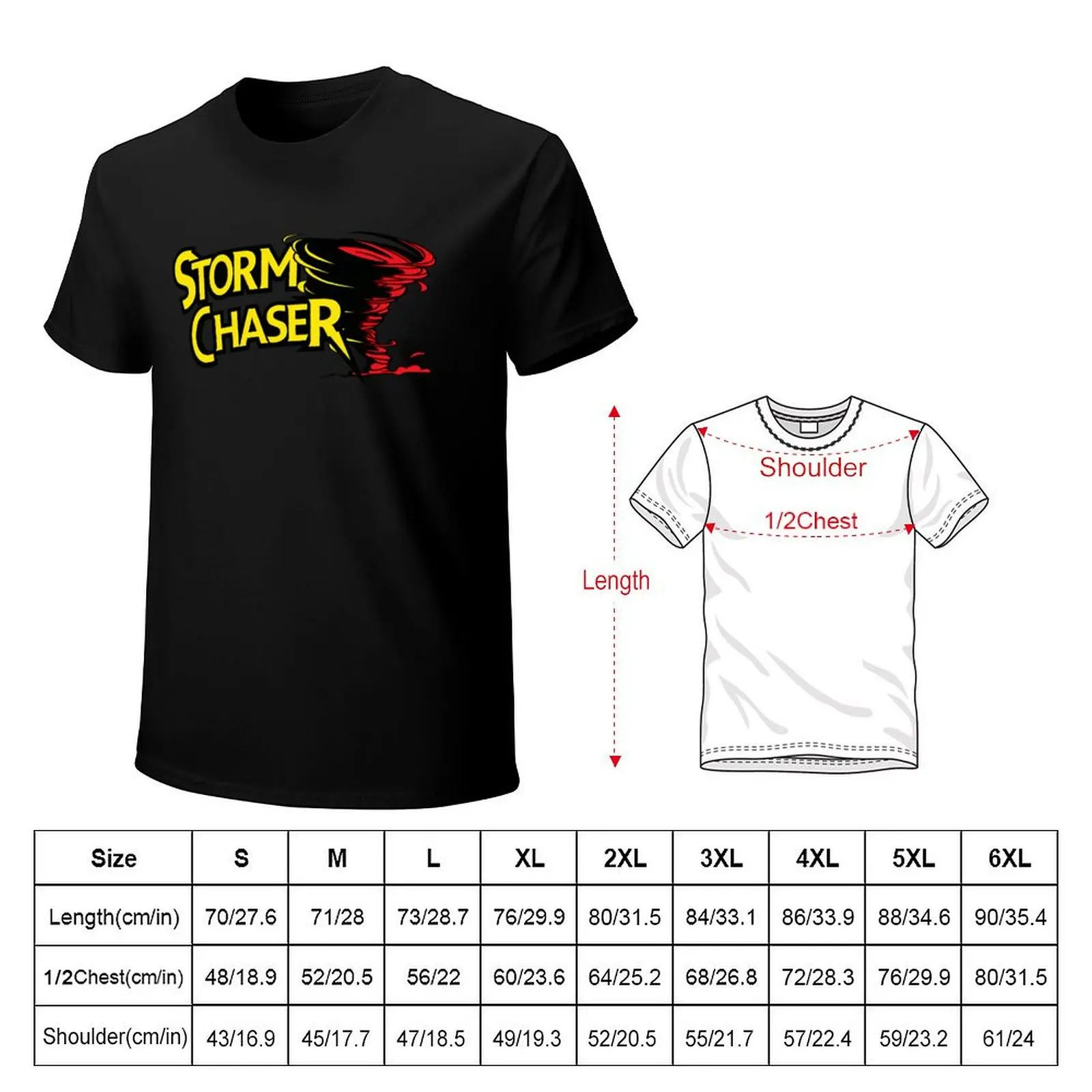 Storm Chaser T-Shirt cotton t shirts man 100% T-Shirt