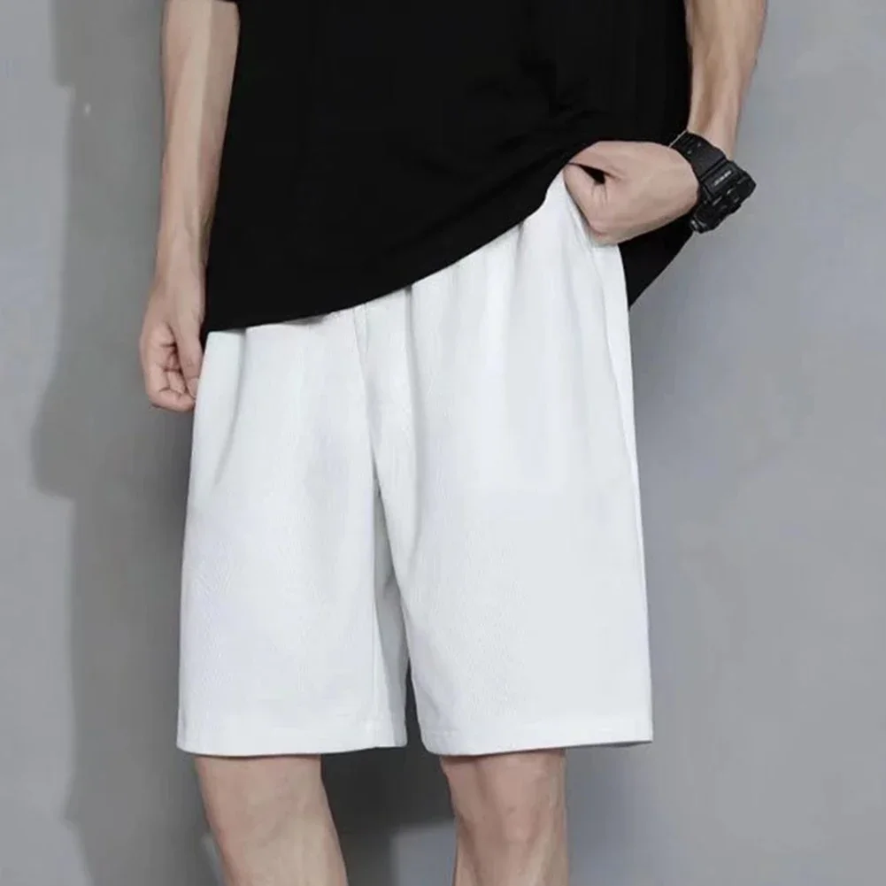 กางเกงขาสั้นฤดูร้อนผู้ชาย Boardshorts Breathable กางเกงขาสั้นชายหาดสบายฟิตเนสบาสเกตบอลกีฬาสั้นกางเกงชาย Streetwear