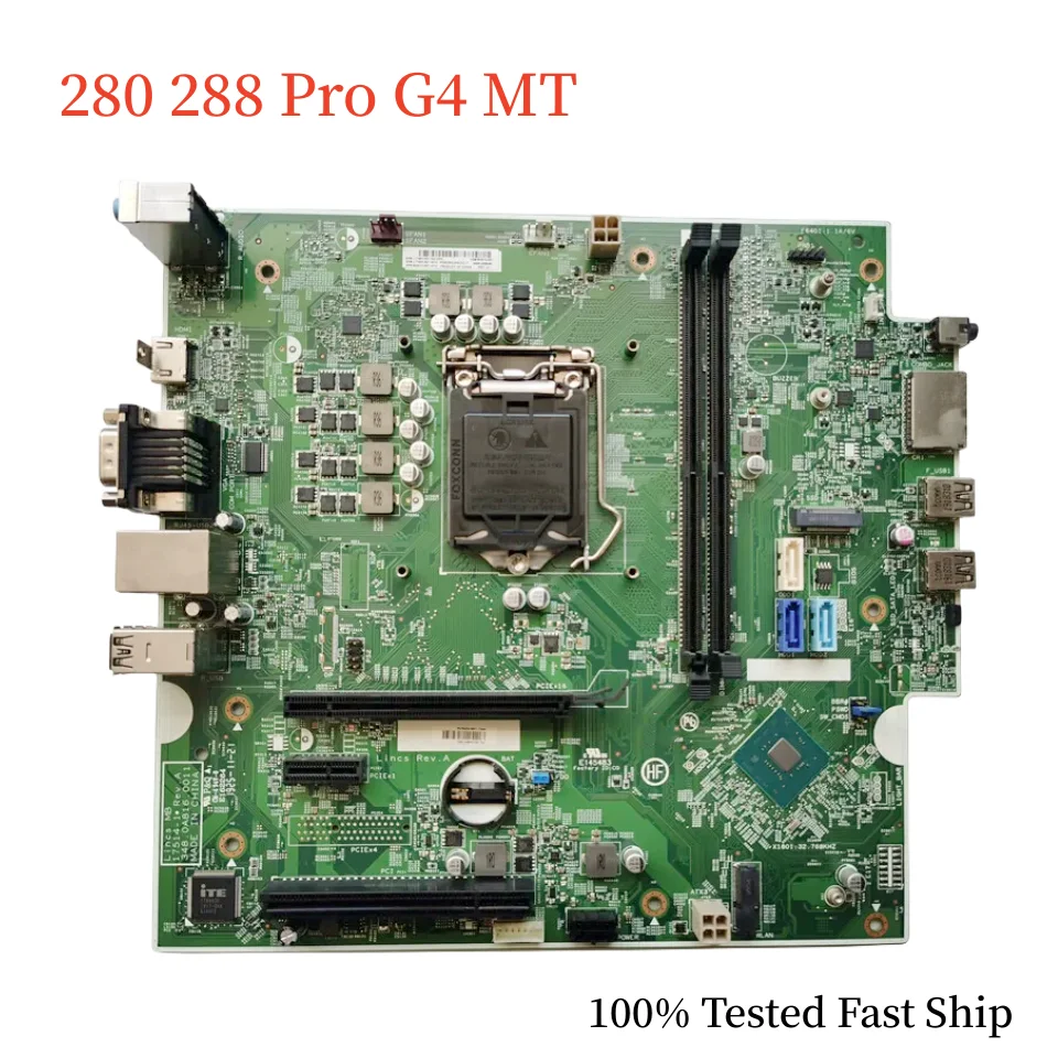 

L17657-001 For HP 280 288 Pro G4 MT Motherboard 17514-1 L17657-601 942015-001 L23330-001 Mainboard 100% Tested Fast Ship