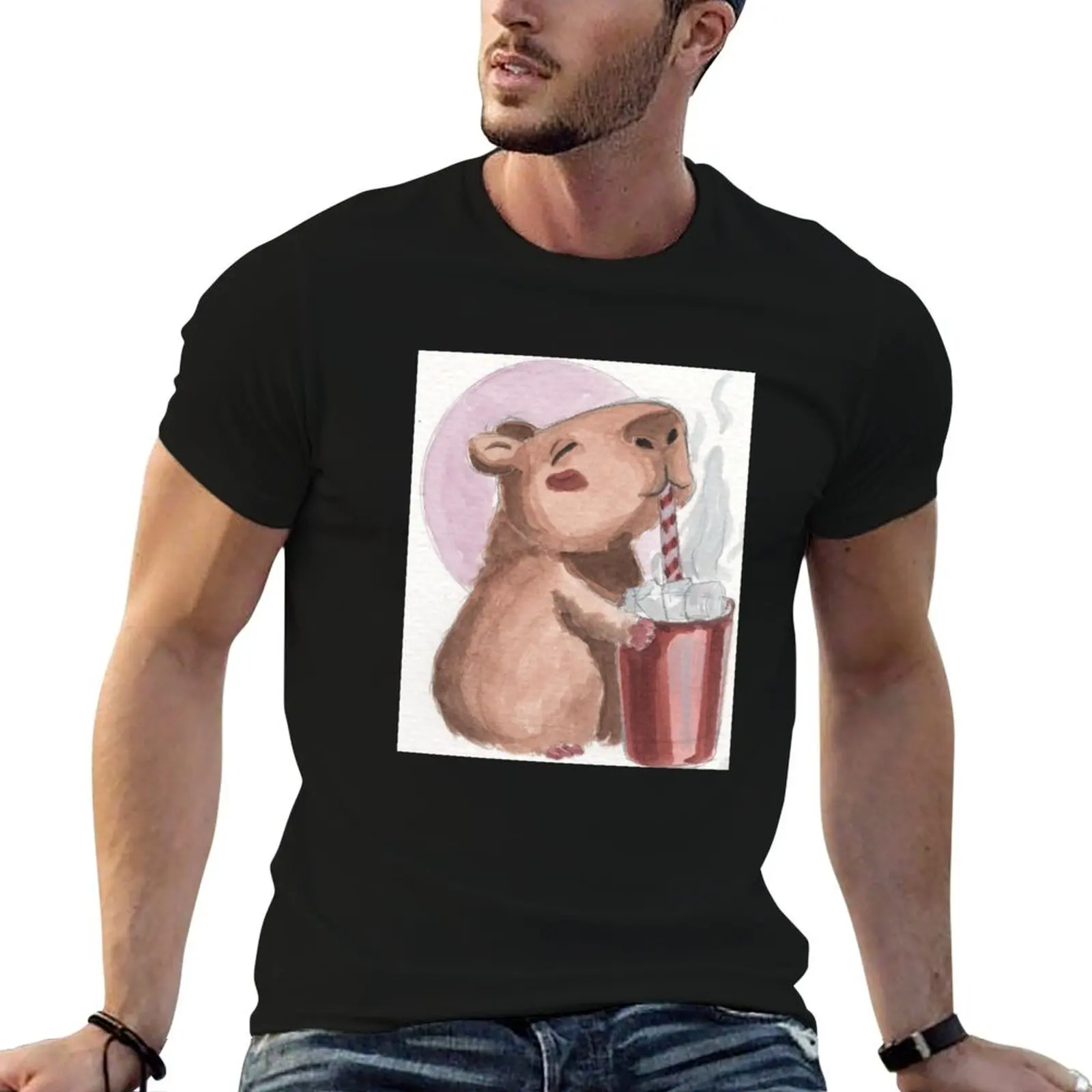 T-shirt Cozy Capybara Bliss pour les vacances