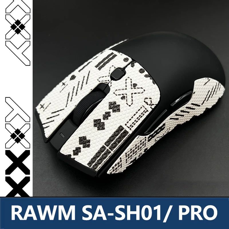 Mouse Grip Tape for RAWM SH01 Gaming Mouse - Anti-Slip Stickers Pro Gaming Mouse Skins Protective Adhesive for Better Control