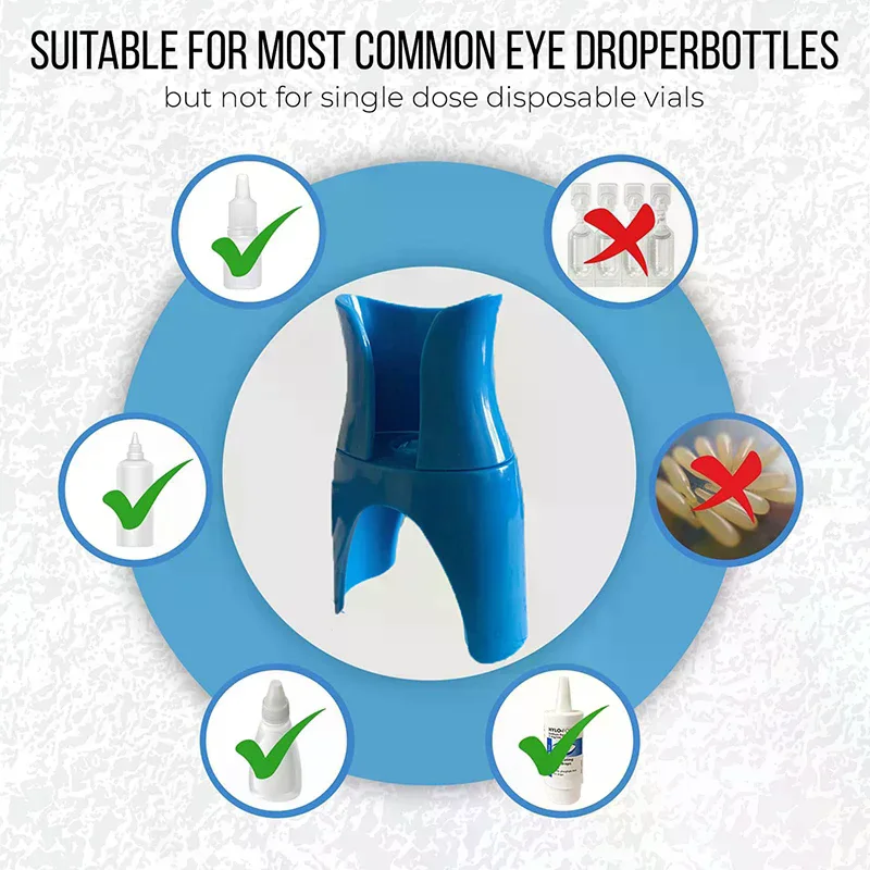Eye Drops Holder Eye Drops Bottle Helper Eye Ointments Drops Holder Device Eye Drop Guide Aid Help Applicator Eye Care Tool