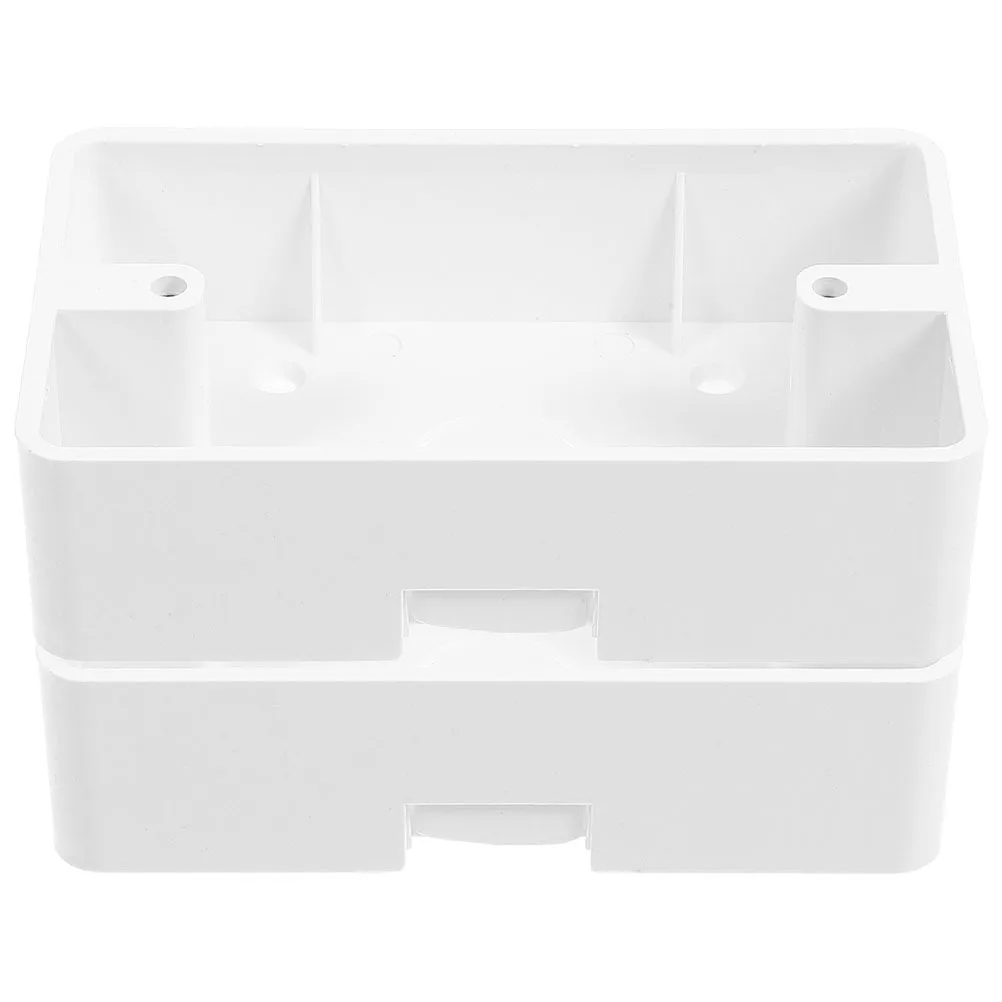 

2pcs Universal Wall Mount Junction Outdoor Electrical Outlet Box Surface Mount Installation Durable Socket Base Case For