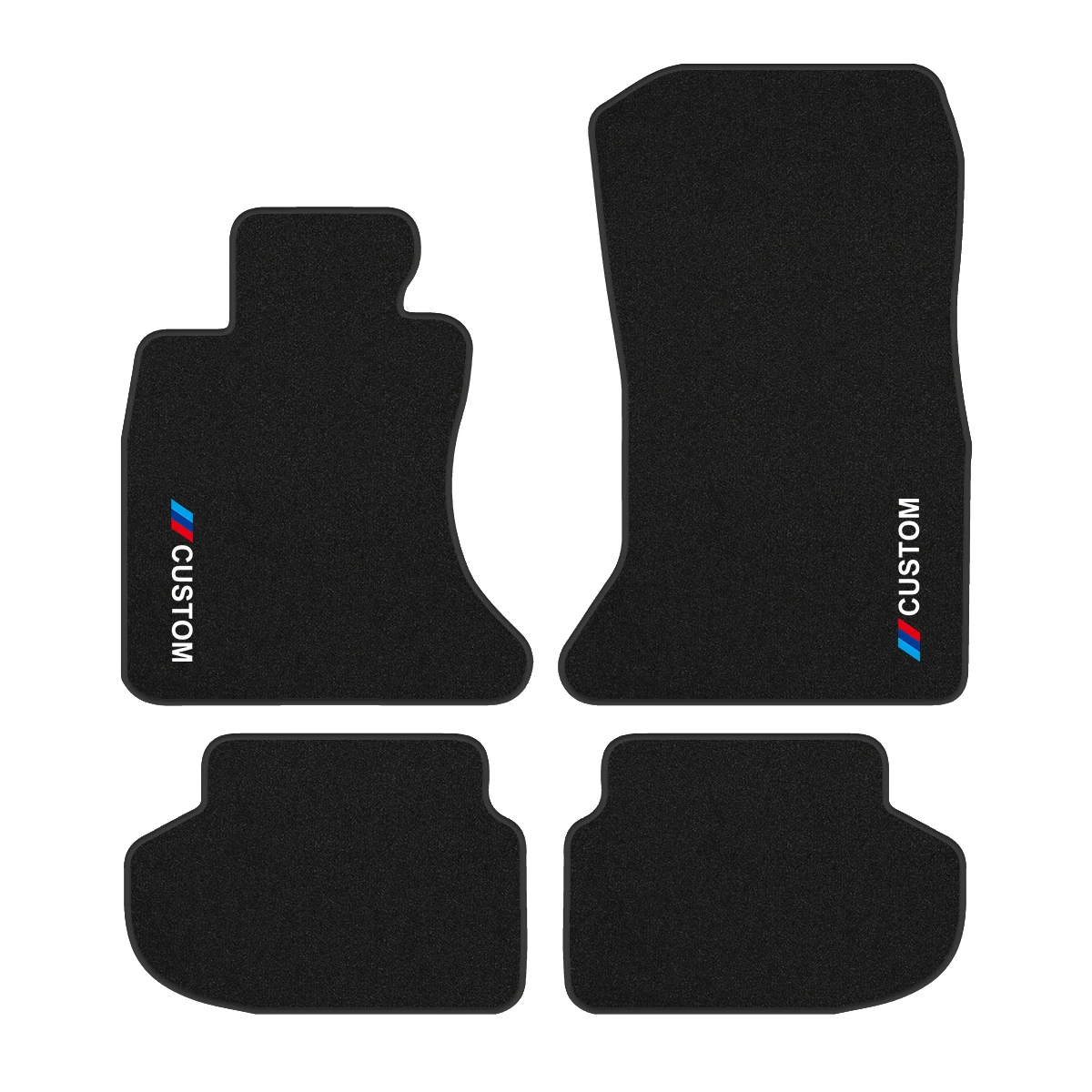 For BMW 5 Series VI (F10) 2009-2017 luxury Carpet Velour Car Mats 4-Piece Floor Mats with