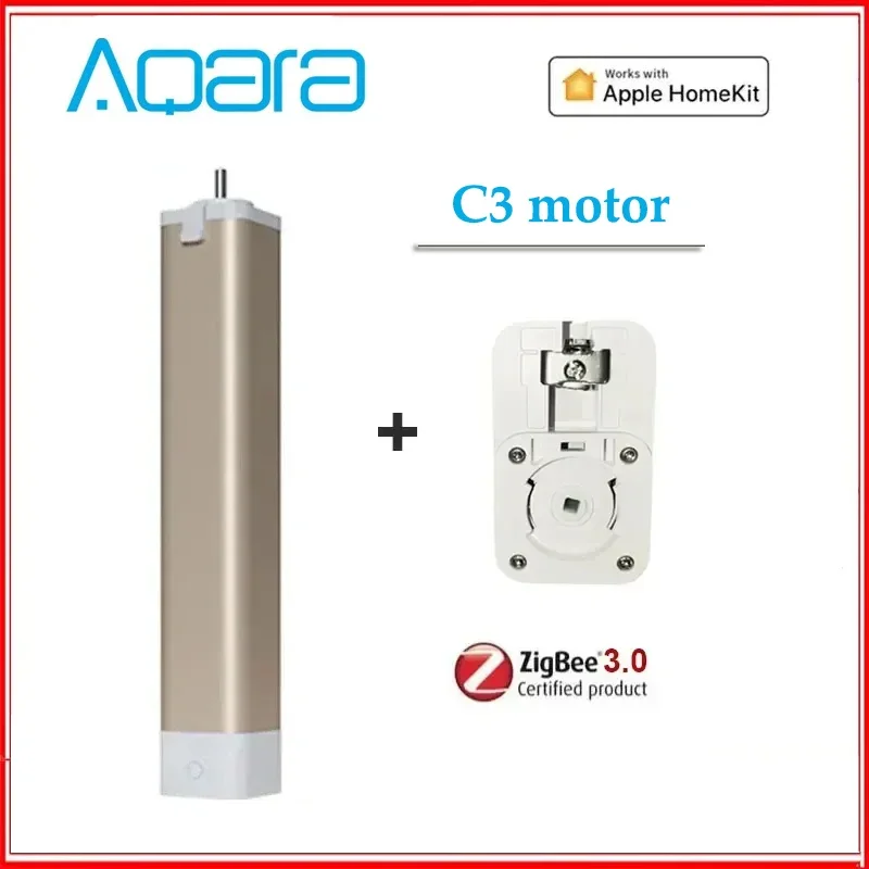 

Aqara Smart Electric Curtain Motor C3 Zigbee Fully Automatic Track Voice Control Wireless Timing Smart Home Works For HomeKit