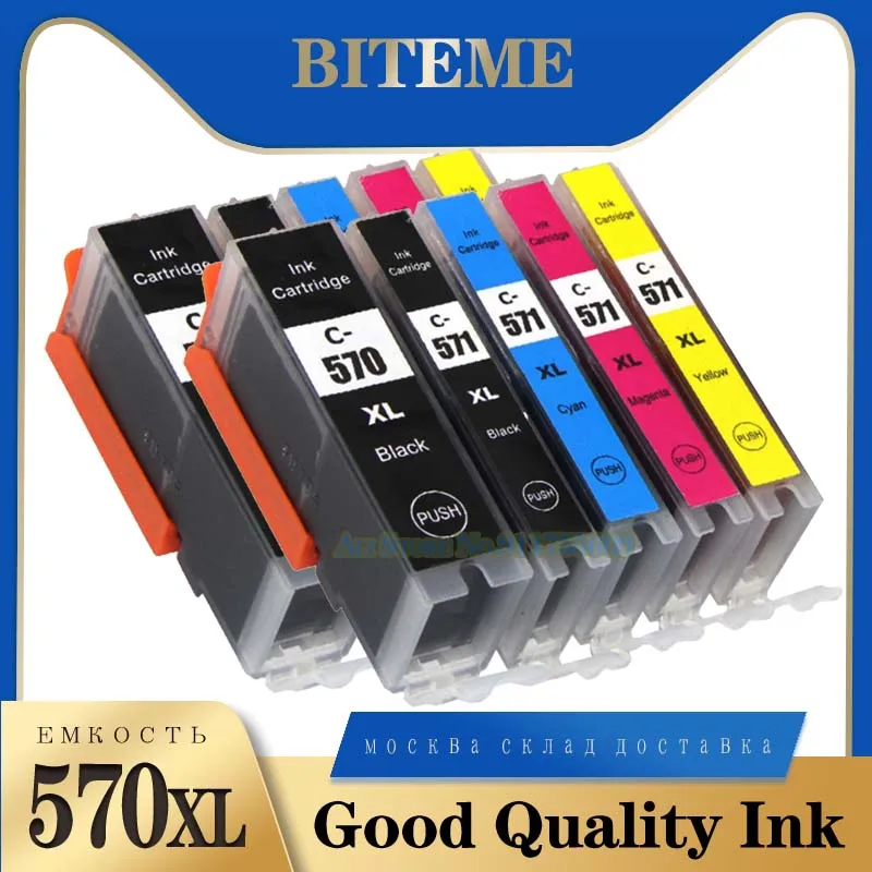 Compatible for Canon PGI 570 CL 571 PGI570 570XL Ink Cartridge PIXMA MG5750 MG6850 MG6851 TS6050 TS5050 tS9050 MG7750 TS8050