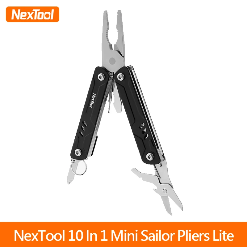 

Многофункциональный складной инструмент NexTool Mini Sailor Pliers Lite 10 в 1: ножницы, отвертка, портативный инструмент для активного отдыха, ручной инструмент EDC
