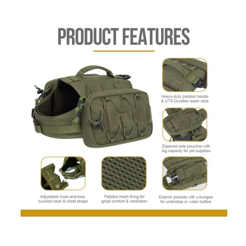 Bestselling Nylon Harness, Medium & Large Dog Harness, Outdoor Dog Training Vest