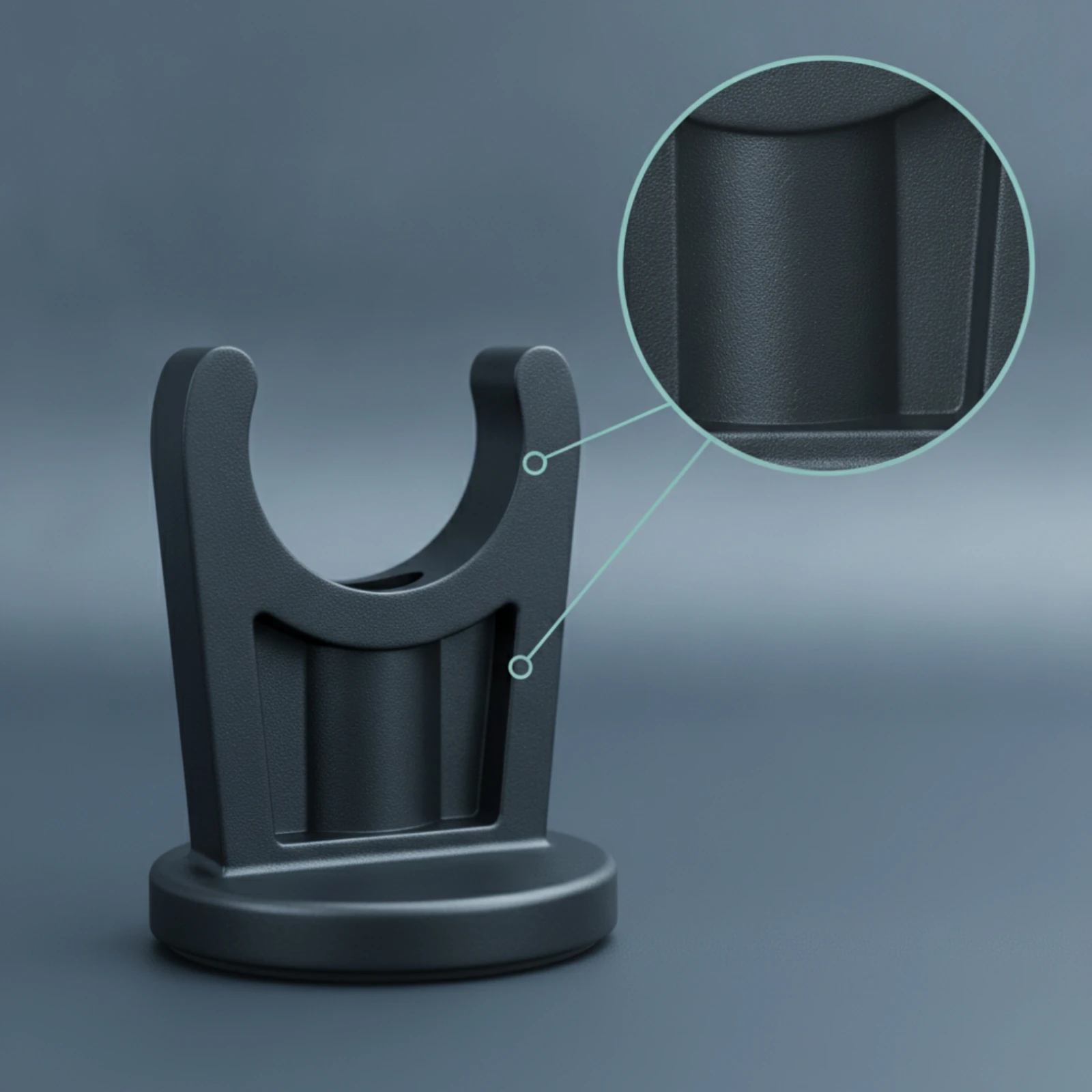 Portafilter Holder with Adhesive Back Matte Adhesive Portafilter Holder Tamping Station Organized Compact for Baristas