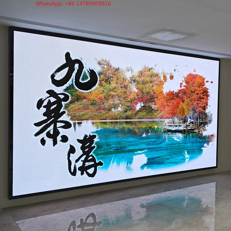 

LED Digital Signage Video WallNationvision LED P0.93-P2.5 Ultra-Thin Indoor LED Video Wall Panel IP43 Rating 4K Resolution Fixed