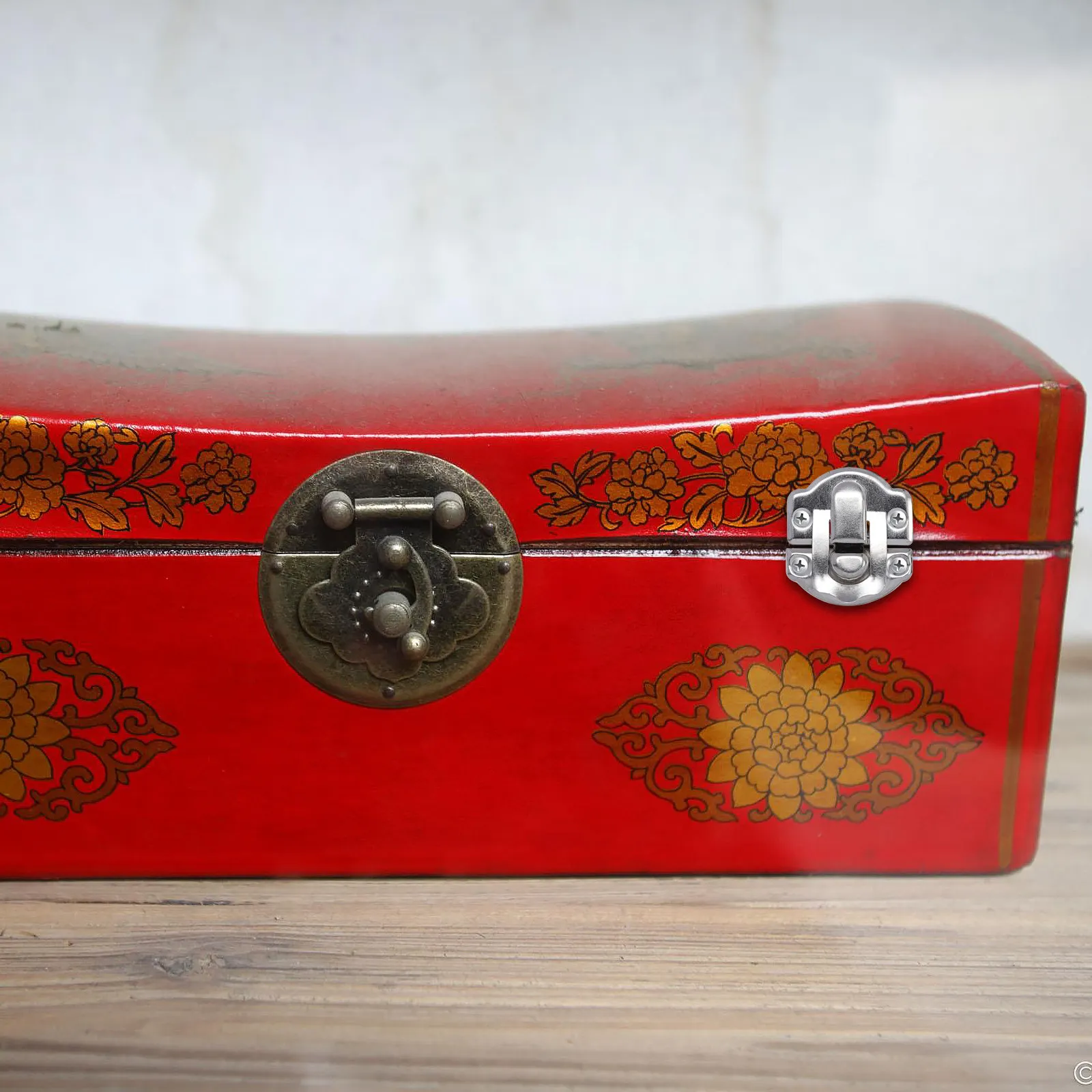 

50Pcs Vintage Lock Buckle Retro Iron Wood Box Clasp Replacement for Jewelry Gift Wine Case Cabinet Chest Decorative Hardware