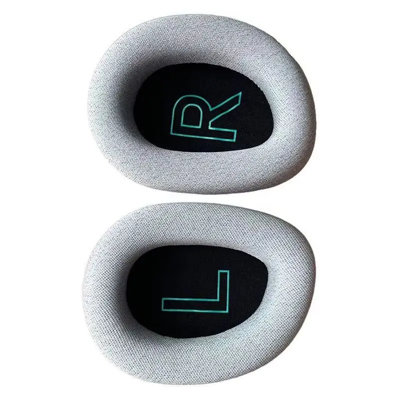 1 Paar Ohrpolster für Logitech G522 Kopfhörer-Abdeckung, Schwamm-Ohrabdeckung, Ersatz, Schwarz/Grau