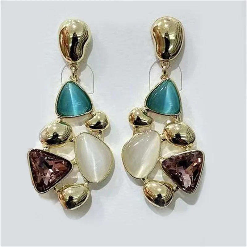 New Boho Big Earrings For Women Geometric Bohemian Drop Earring Handmade Fashion Women Jewelry hangers Gifts High Quality