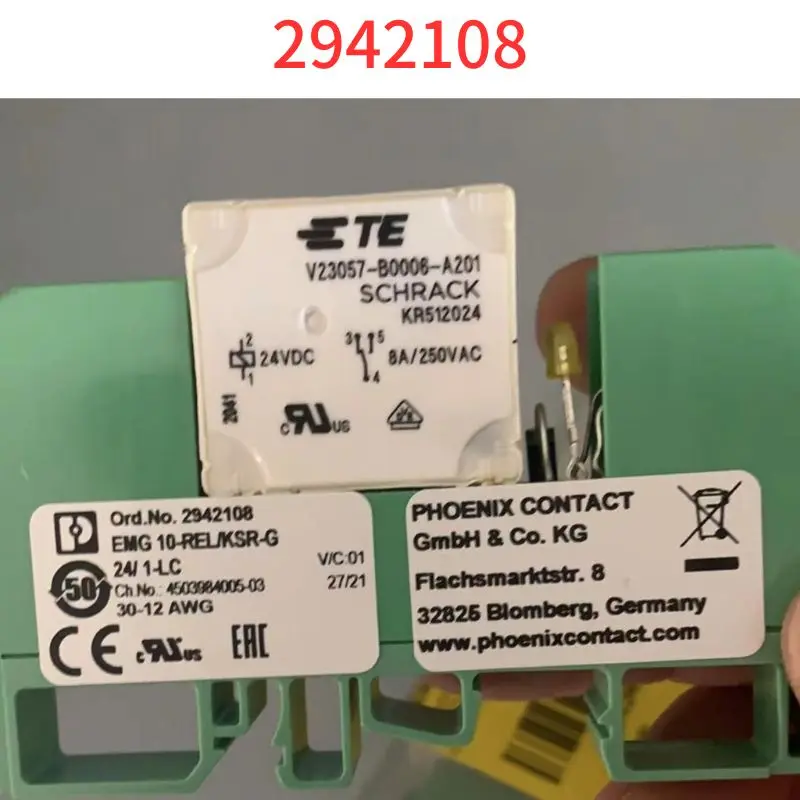 

Brand New Relay 2942108 EMG 10-REL/KSR-G 24/1-LC