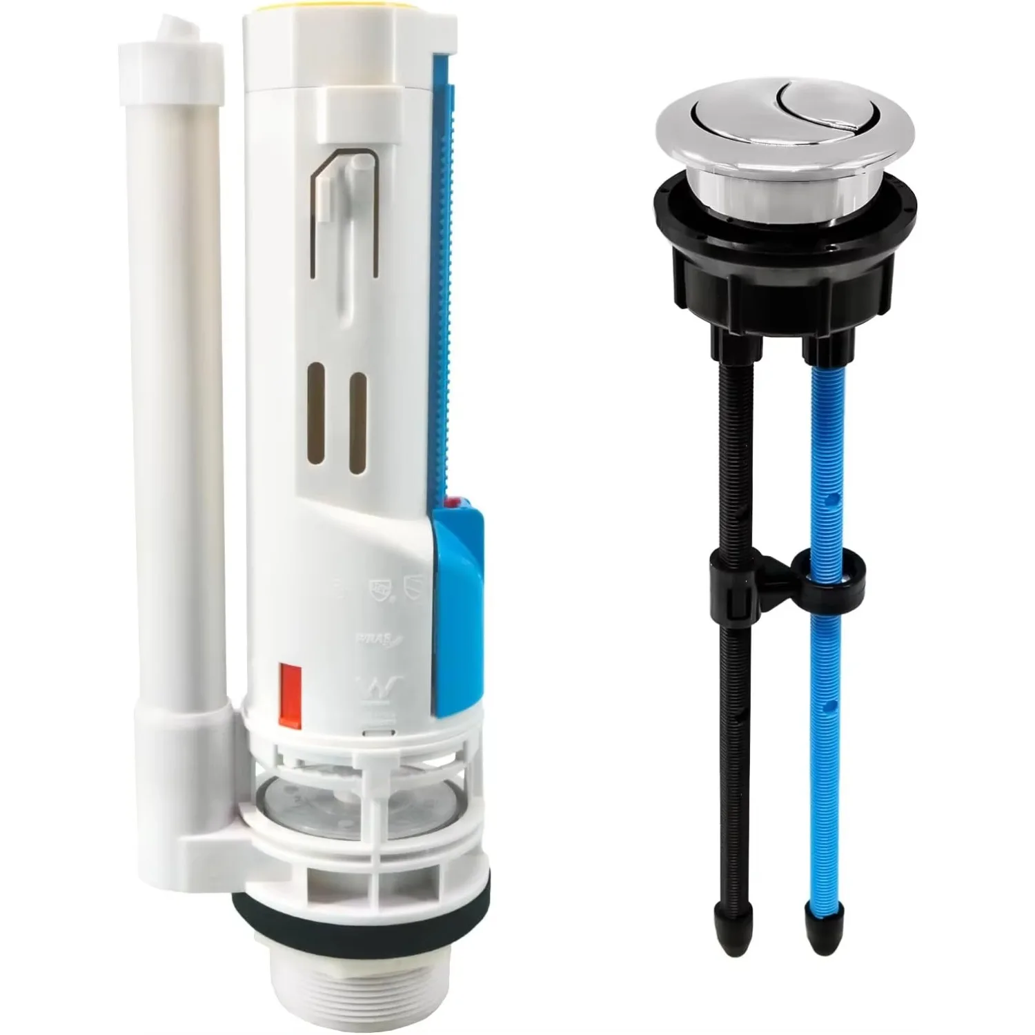 

Сменные комплекты заподлицо клапана с кнопкой унитаза диаметром 1,49 дюйма, совместимые с TOTO THU435/THU224